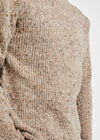 Tweed Roll Neck Mens Sweater
