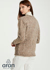Ladies Donegal Wool Cardigan | Oatmeal