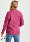 Ladies Tweed Cardigan | Pink