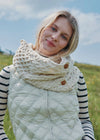 Aran Buttoned Snood
