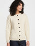 Achill Island Ladies Aran Cardigan | Natural