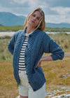 Achill Island Ladies Aran Cardigan
