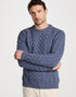 Aran Wool Sweater | Denim