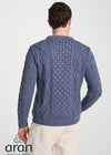 Aran Wool Sweater | Denim