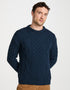 Aran Wool Sweater | Blackwatch