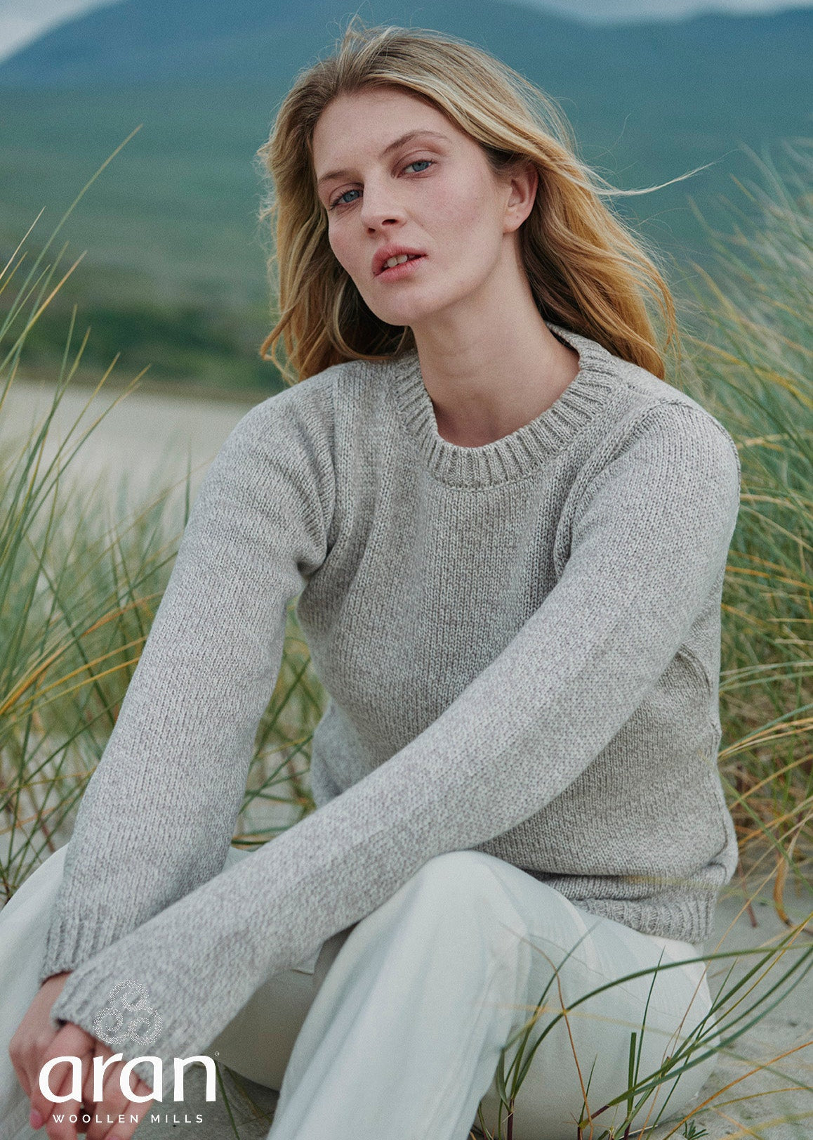 Aoife Merino Wool Crewneck Sweater