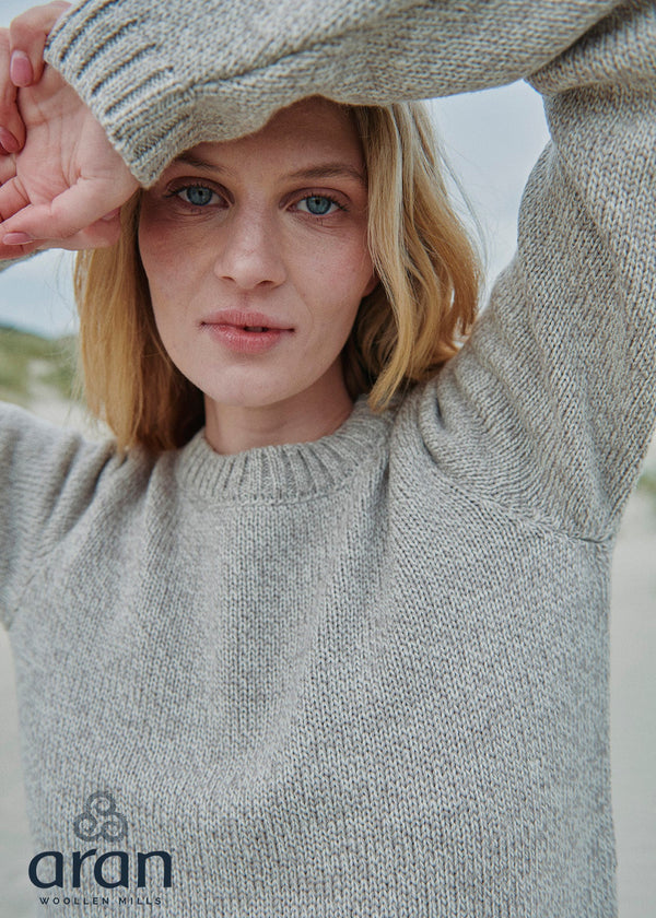 Aoife Merino Wool Crewneck Sweater
