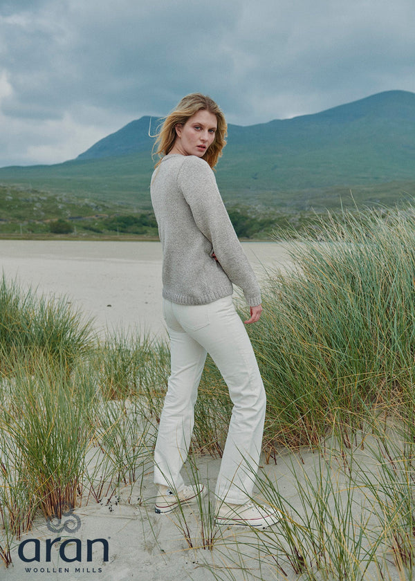 Aoife Merino Wool Crewneck Sweater