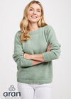Aoife Merino Wool Crewneck Sweater | Mint