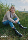 Shawl Collar Aran Cardigan | Oatmeal