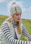 Aran Button Hat | Natural