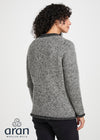 Donegal Ladies' Raglan Cardigan | Grey Charcoal