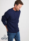 Aran Handknit Crew Neck Sweater | Atlantic