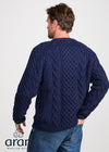 Aran Handknit Crew Neck Sweater | Atlantic