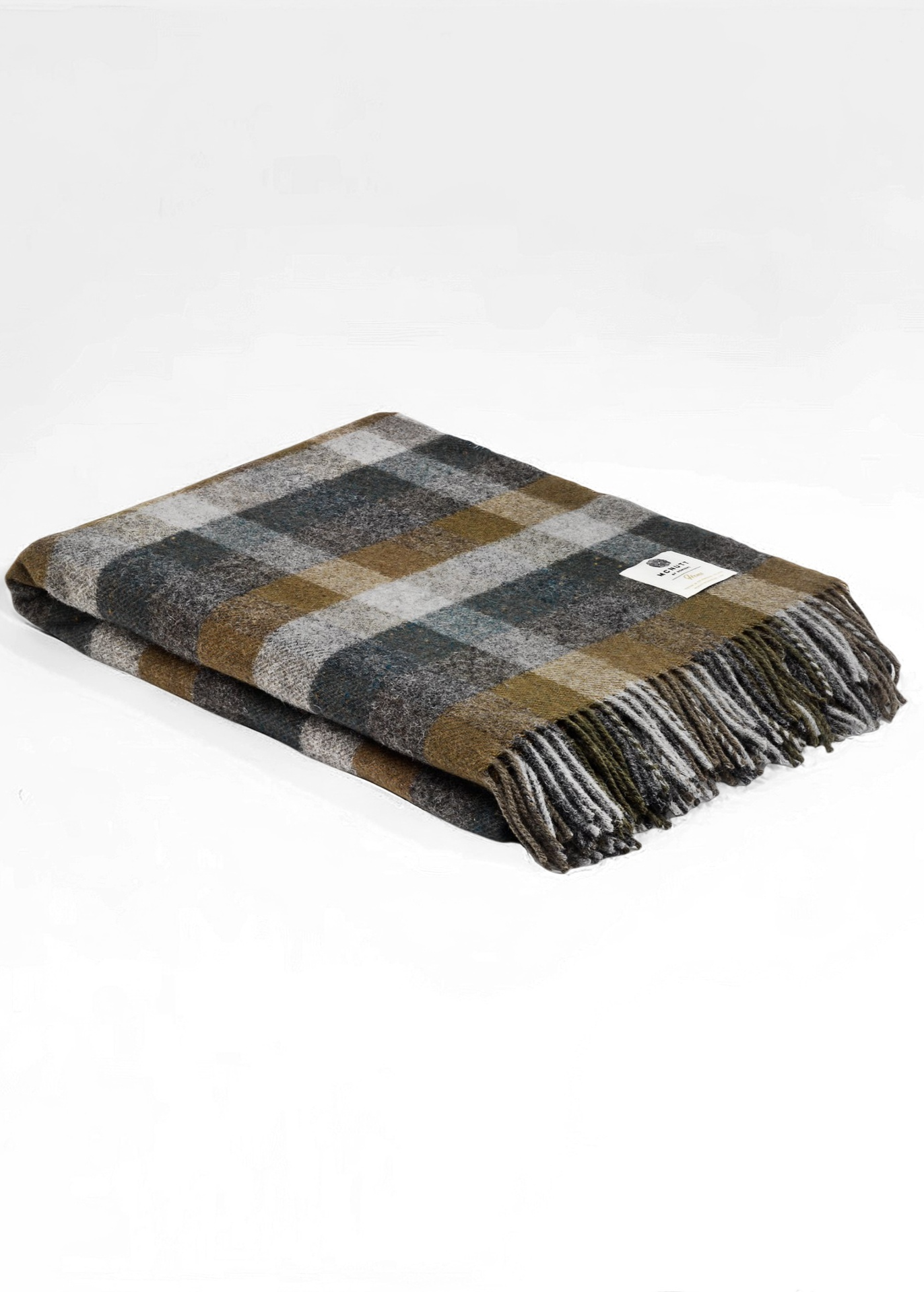 McNutt Wool Throw | Forest Block