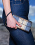 Mucros Tweed Wallet | Blue Check