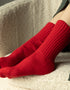 Chaussettes en cachemire West of Ireland | Rouges