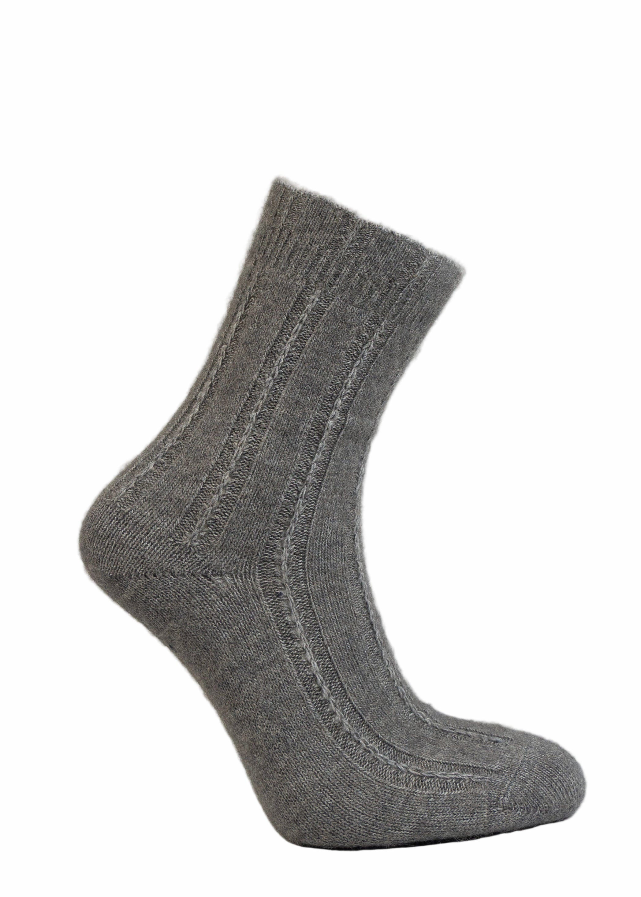 West of Ireland Superfine Alpaca Socks | Grey