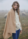 Lambswool Shawl | Camel