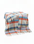 John Hanly Large Blue Green Lilac Peach Throw