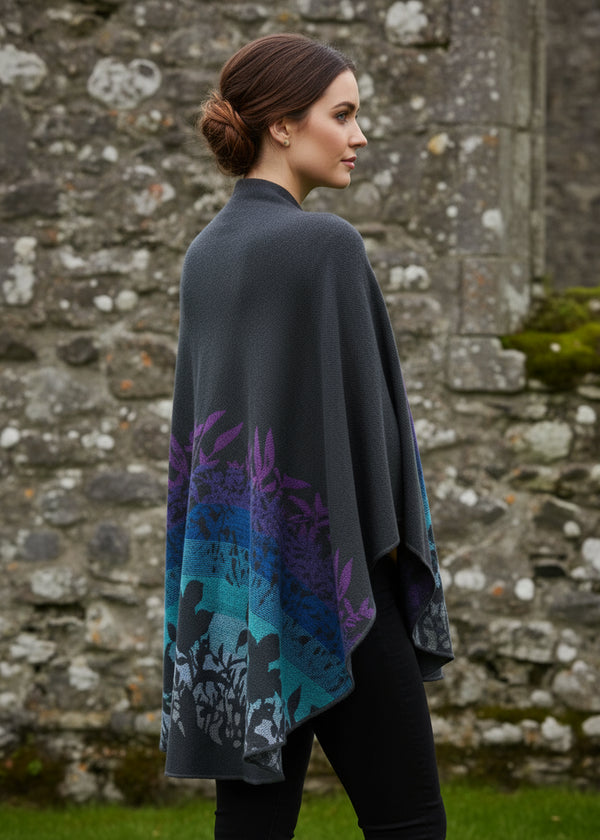 Jimmy Hourihan Shawl With Sylvan Motif