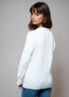 Aran Lumber Cardigan | Natural