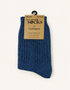 West of Ireland Cashmere Socks | Denim