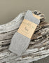Men's Donegal Silk Wool Socks | Grey Marl - Clearance