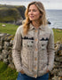 Ladies Aran Sheep Cardigan | 100% Wool | Skiddaw