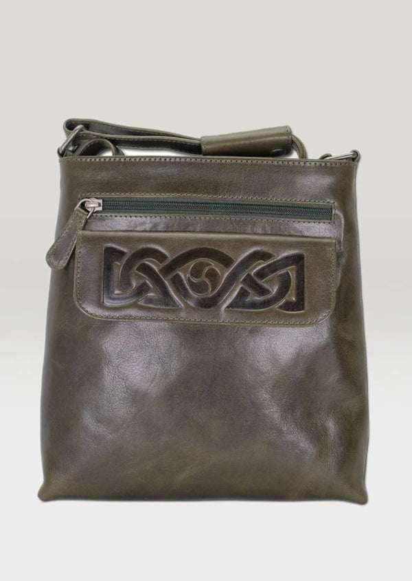 Lee River Leather Mary Bag | Green