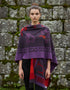 Jimmy Hourihan Fringed Shawl | Purple Tones