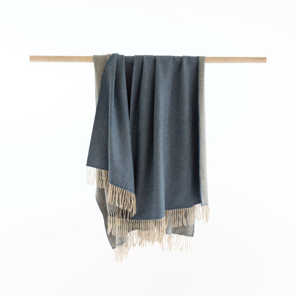 John Hanly Wool Angora Throw