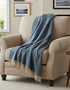 John Hanly Wool Angora Throw