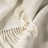 John Hanly Wool Angora Throw | Camel Cream