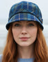 Murcos Flapper Hat | Navy Green Check