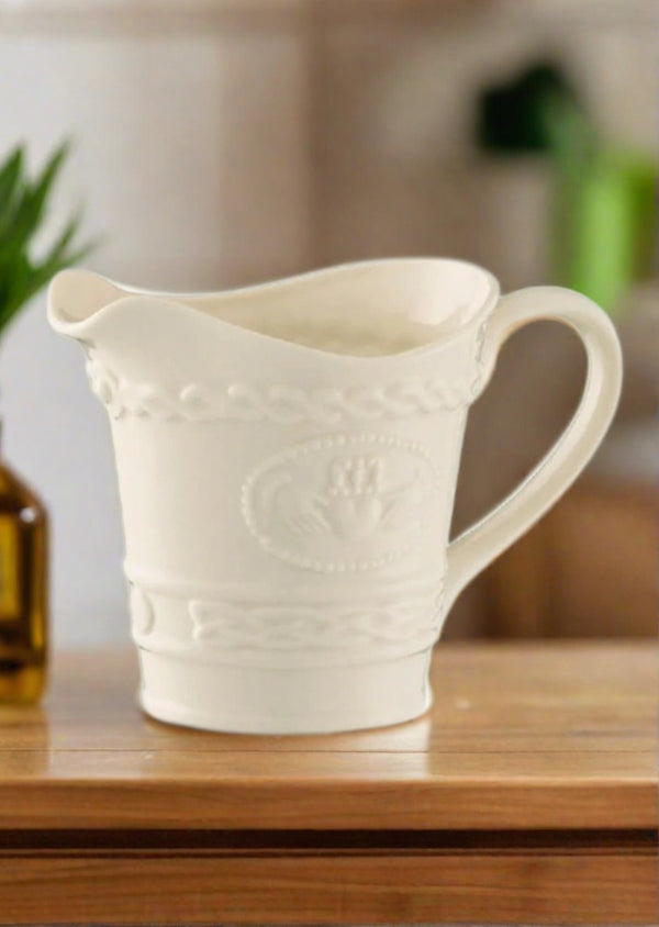 Belleek Claddagh Cream Jug