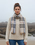 Foxford Giant Merino Scarf | Camel Check