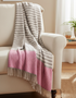 Foxford Cashmere and Lambswool Throw | Ella