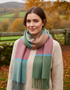 Foxford Lambswool Scarf | Summer Stripe