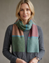 Foxford Lambswool Scarf | Summer Stripe