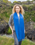 Royal Blue 100% Cashmere Scarf | John Hanly | Irish Luxury