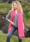 100% Cashmere Scarf | Pink