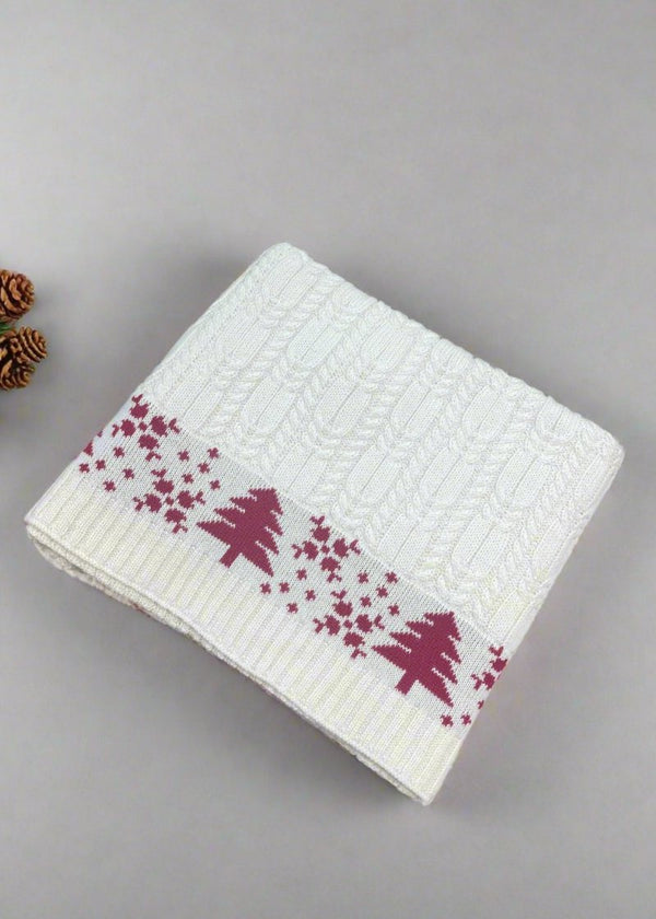 Aran Merino Wool Christmas Blanket *Black Friday Special*