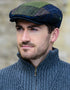 Mucros Trinity Cap | Patch O - Handwoven Wool Flat Cap