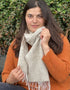 McNutt Donegal Oatmeal Tweed Scarf | 100% Merino Lambswool | Irish Made