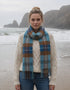 John Hanly Scarf | Blue Grey Rust