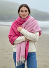 McNutt Raspberry Rose Reversible Pashmina