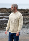 Aran Wool Sweater | Natural