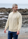 Aran Wool Sweater | Natural
