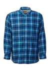 Lee Valley Flannel Fleece Lined Shirt | Blue Navy Check